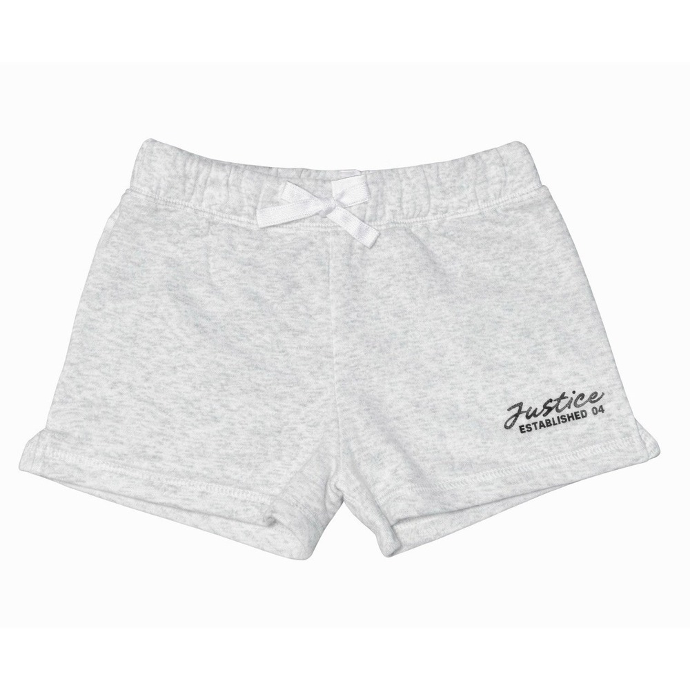Justice Solid Sweatshorts 5/6 (XS)‎ Heather Gray NWT